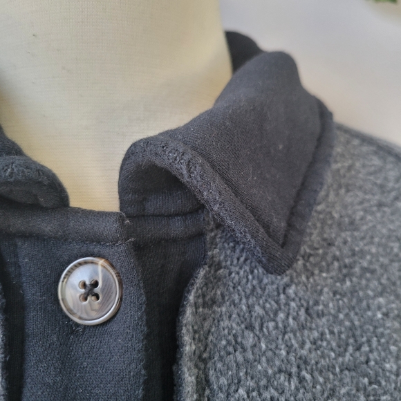 Free People Ruby Fleece Jacket Washed Black S - Picture 11 of 16